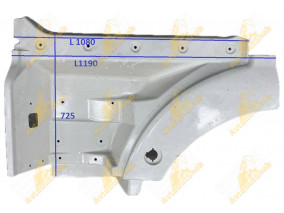 КОРПУС ПОДНОЖКИ SITRAK 812W61510-0828 L  НЕОКРАШН
