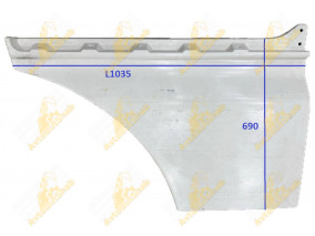 НАКЛАДКА ДВЕРИ SITRAK 811W62610-6002 R НЕОКРАШН
