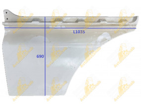 НАКЛАДКА ДВЕРИ SITRAK 811W62610-6003 L НЕОКРАШН